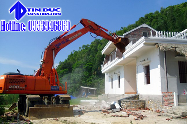 phá dỡ nhà cũ tại tphcm