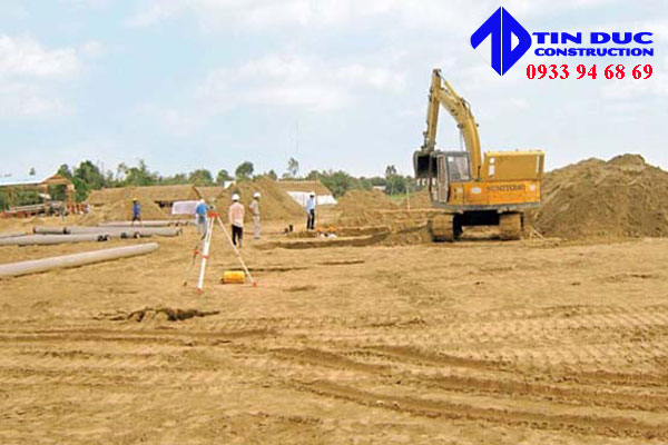 công ty san lấp mặt bằng
